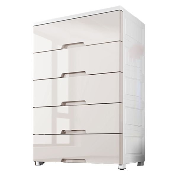 Lingerie Chest Contemporary Plastic Chest with Drawers for Bedroom