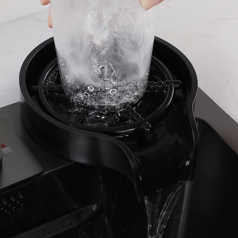 Modern Kitchen Sink Stainless Steel Noise-cancelling Drop-In Kitchen Sink with Faucet