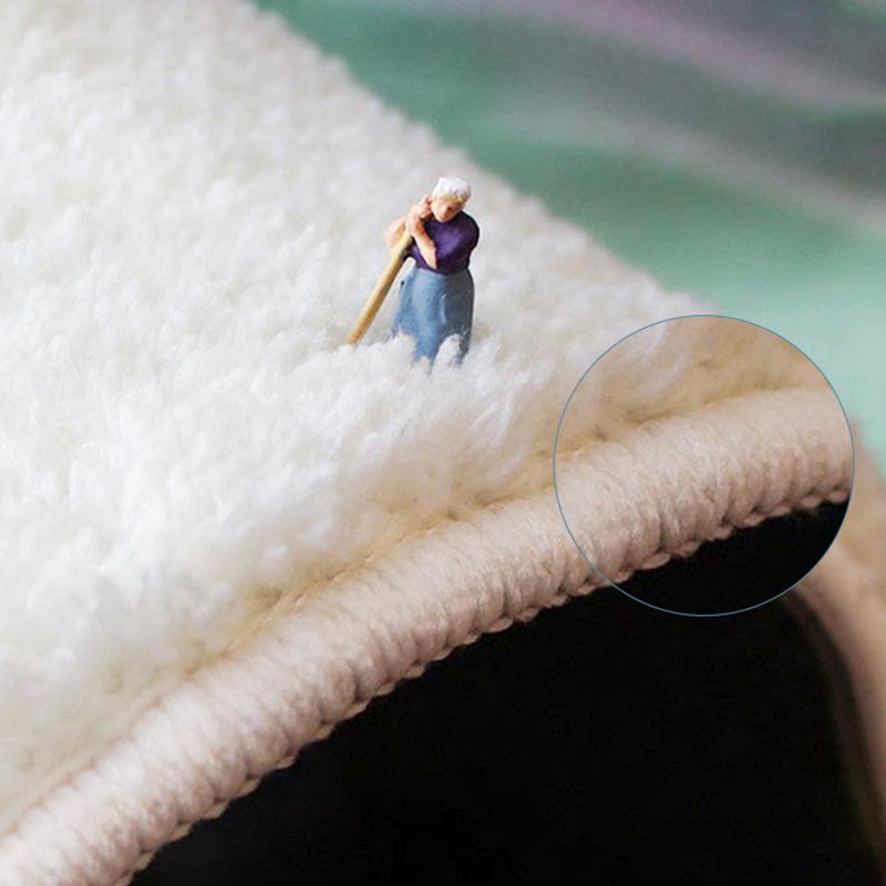 Beige Modern Rug Polyester Color Piece Rug Non-Slip Backing Rug for Living Room