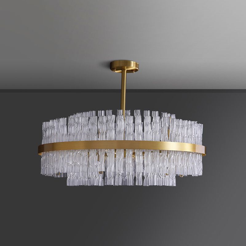 Modern karakteristieke hanglampglas geometrische kroonluchter voor woonkamer