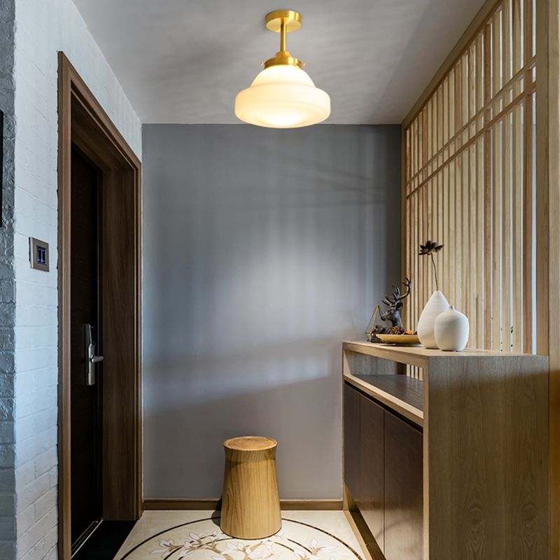 Modern Simple Metal Ceiling Light Geometry Shape Ceiling Lamp for Bedroom