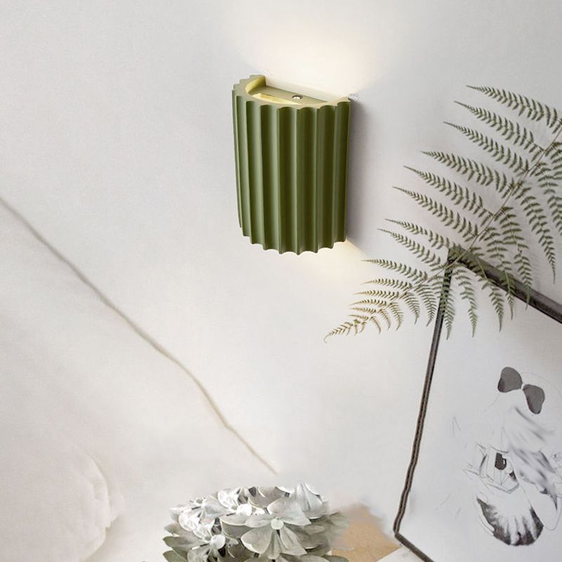 Contemporary Polish Finish Lighting Flush Mount Wall Light for Living Room