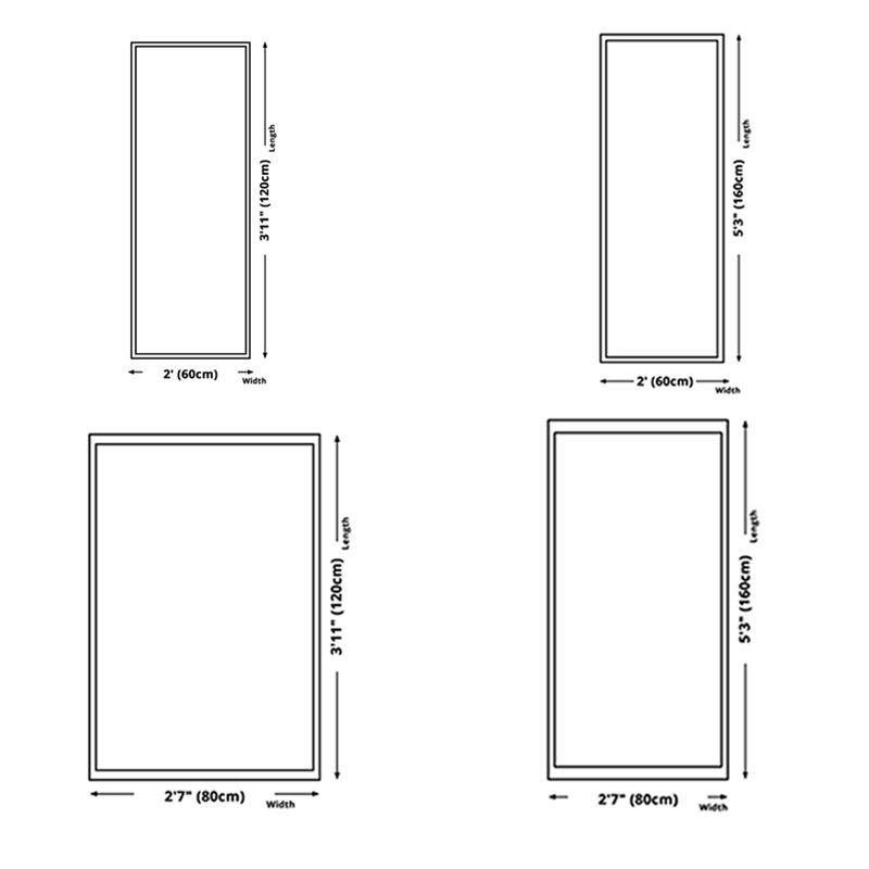 Multicolor Boho-Chic Area Carpet Polyester Tribal Pattern Washable Area Rug Carpet for Living Room