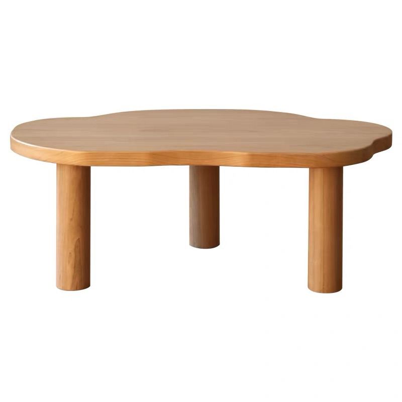 Nordic Style Cocktail Table Pine Material Wood ColorFree Shape Coffee Table