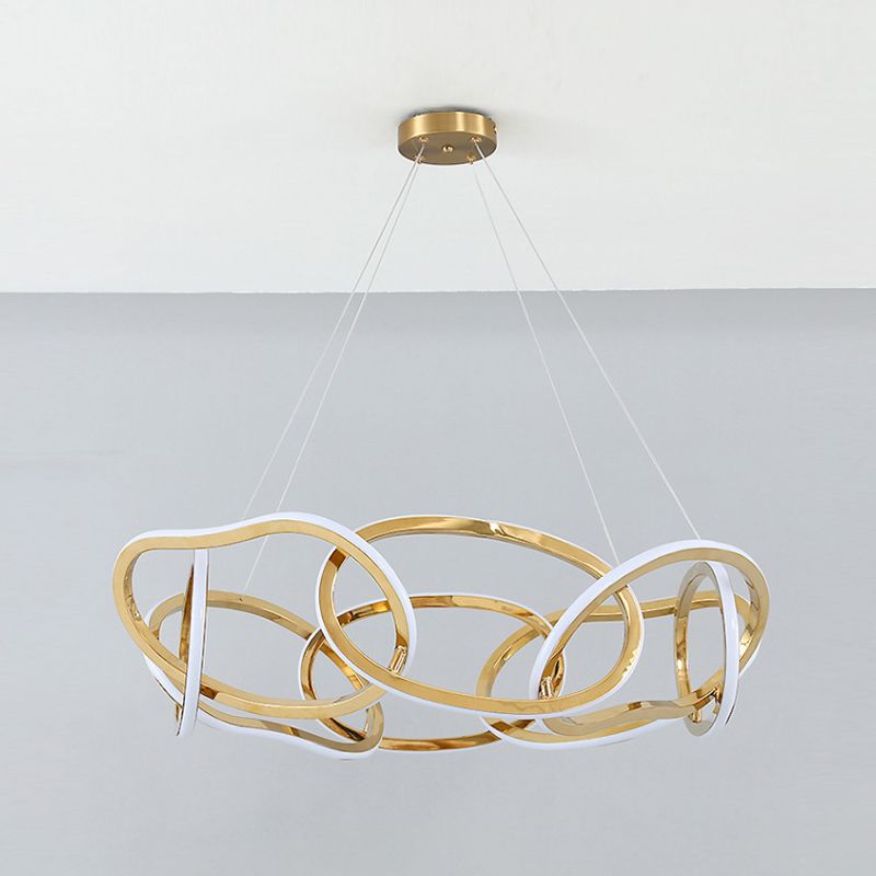 Lámpara lineal lámpara de lámpara de lámpara múltiple LED colgante para dormitorio para dormitorio