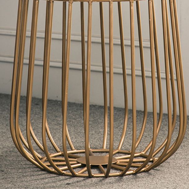 Mid-Century Modern 2 Piece Bunching Tables with Iron Tray Top