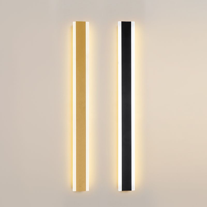 Linearer Schatten Metall Wandleuchter moderner Stil mit einer Lichtwandhalterung Leuchte