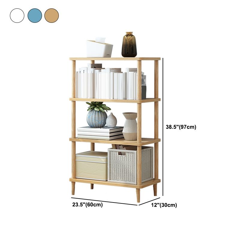 Modern Etagere Wooden Book Shelf Open Shelf Bookcase for Home