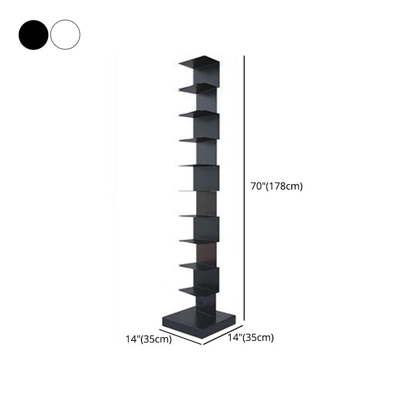 14"W Bookshelf Modern Style Invisible Bookcase for Office and Home