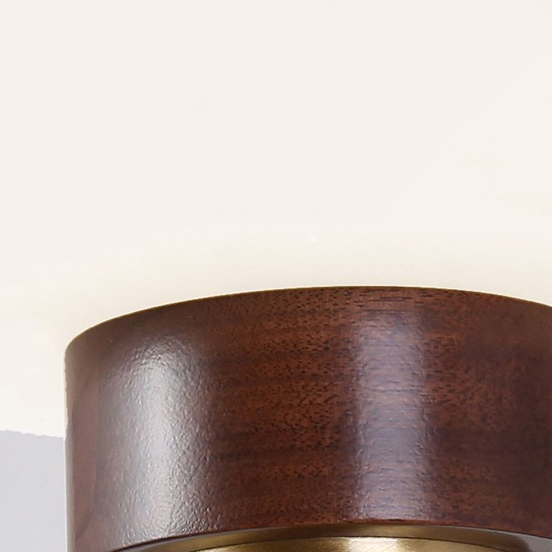 1 Light Wall Sconce Lighting Modern Wood Wall Light Fixture for Dining Room