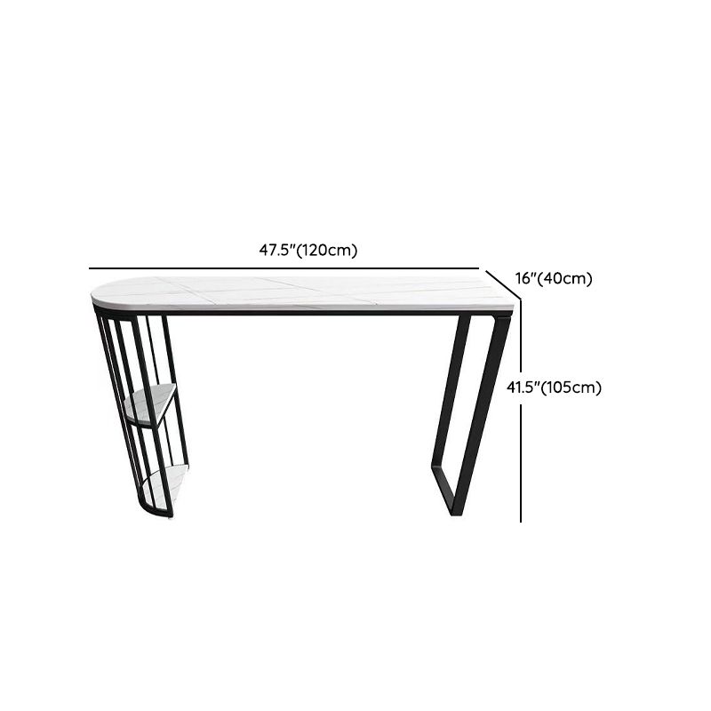 Modern Oval Bar Table Set 1/5 Pcs Stone Top Bar Table and Upholstered Stools