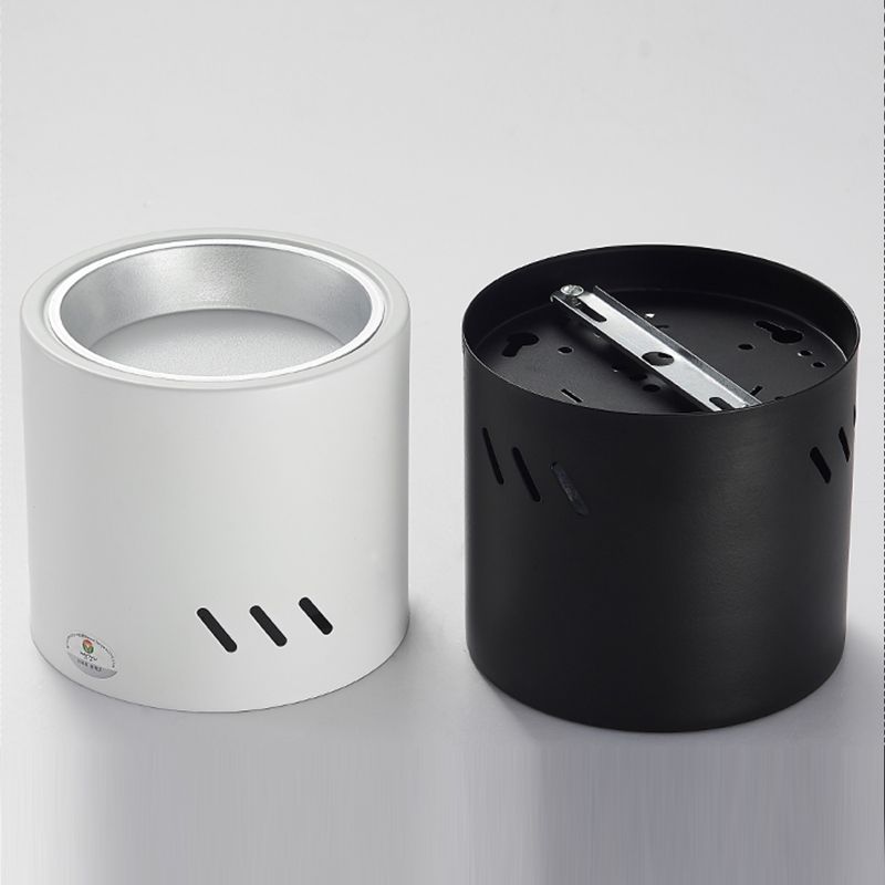 LED-cilindrische opbouwdownlight Scandinavische stijl opbouwplafondlamp voor woonkamer