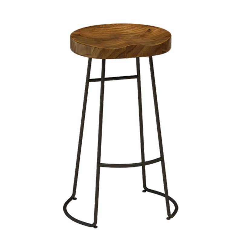 Industrial Wood Bar Set Wood 1/2/4/7/9 Pieces Rectangle Trestle Bistro Set in Natural