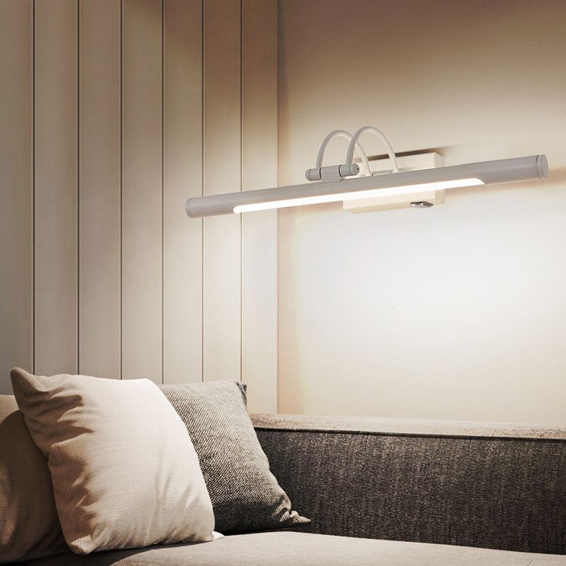 Modern Minimalist Style Cylindrical Vanity Wall Light Fixtures Metal Vanity Lights for Toilet