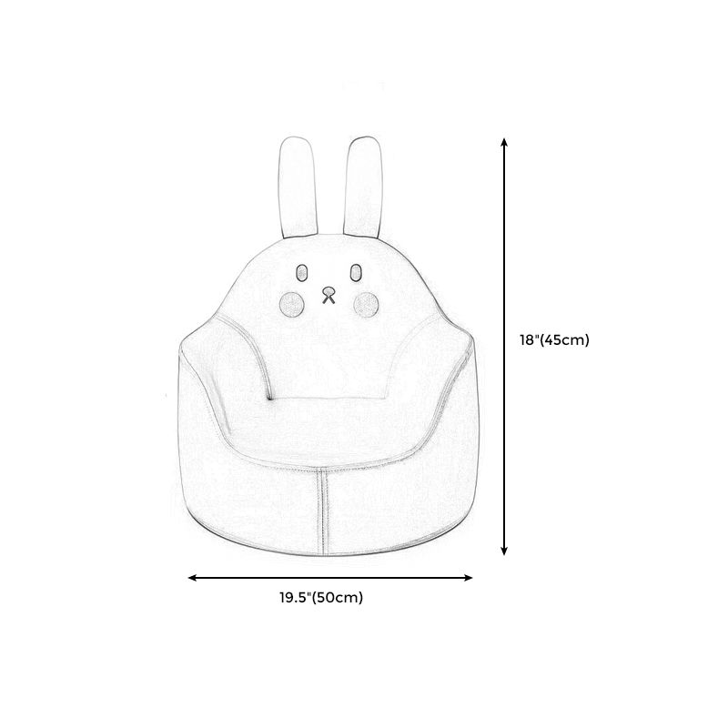 19.69"L x 19.69"W x 17.72"H Modern PU Camel Back Barrel Chair for Living Room