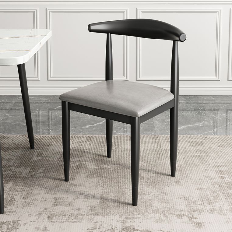 Chaise d'accélération en métal contemporain Restaurant de vache sans arche