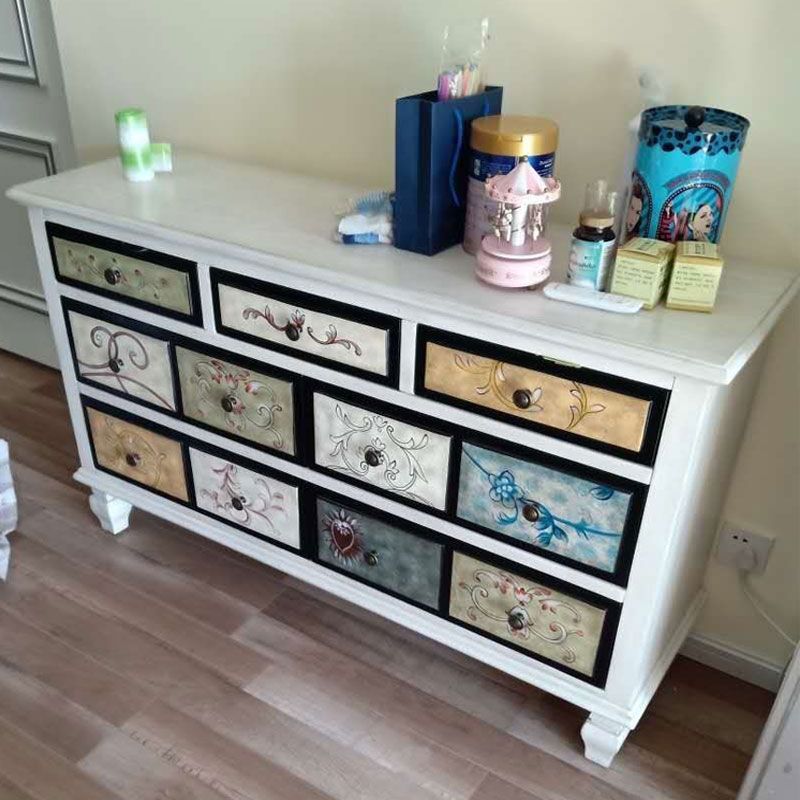 15.6-inch W Traditional Storage Chest Solid Wood Storage Chest Dresser