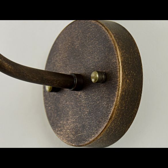 Industrial Outdoor Sconce Lighting Bran Shade Down Lighting Wall Mount Light