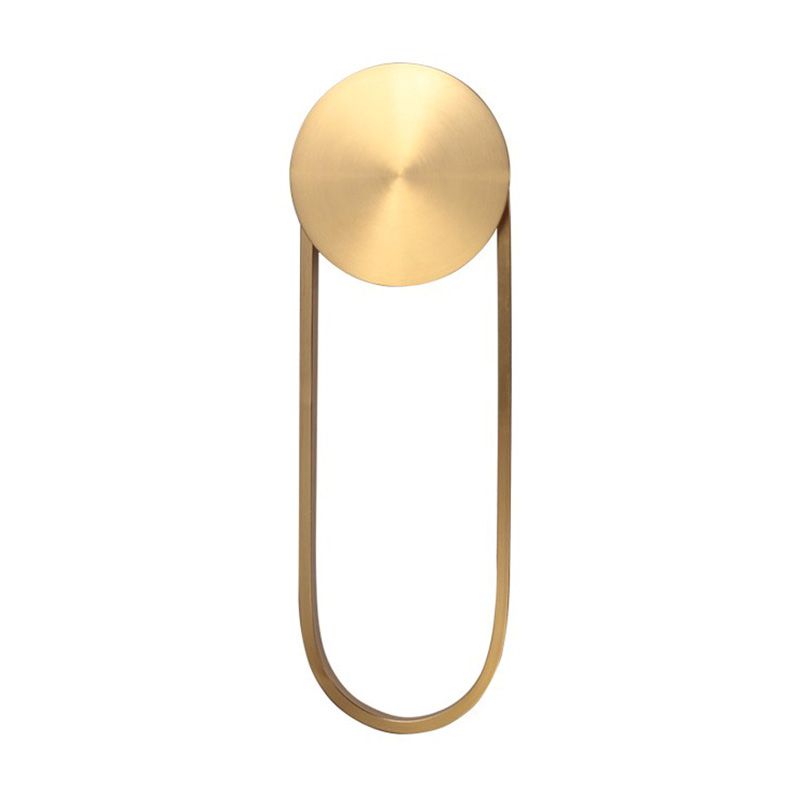 Geometric Line Design Minimalism LED Wall Lamp Post-modern Style Metal U-Shaped Sconce Lights