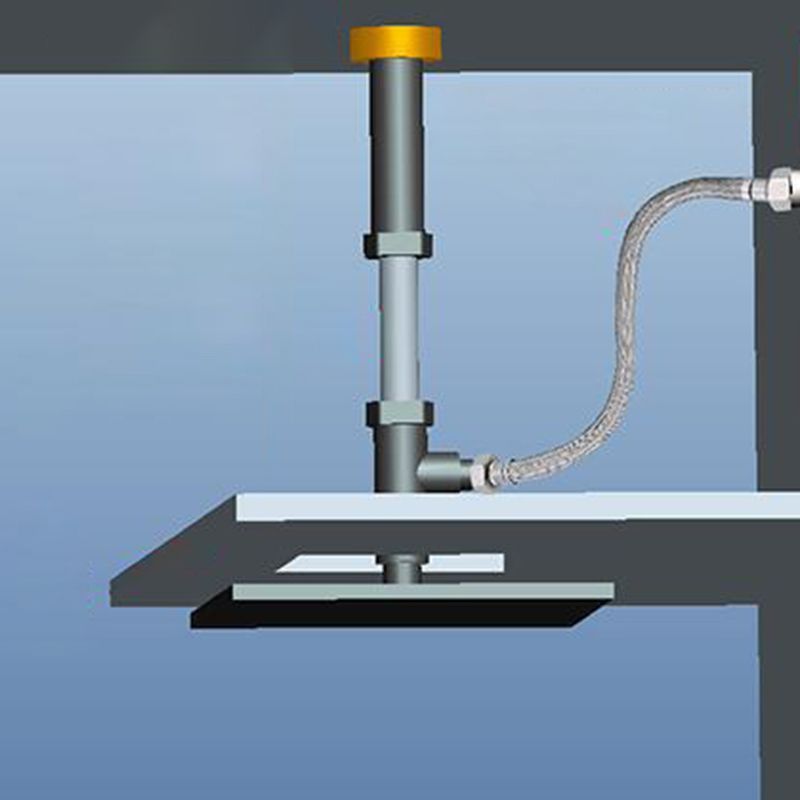 Modern Shower Trim Brass Handheld Shower Head Ceiling Mounted Shower System