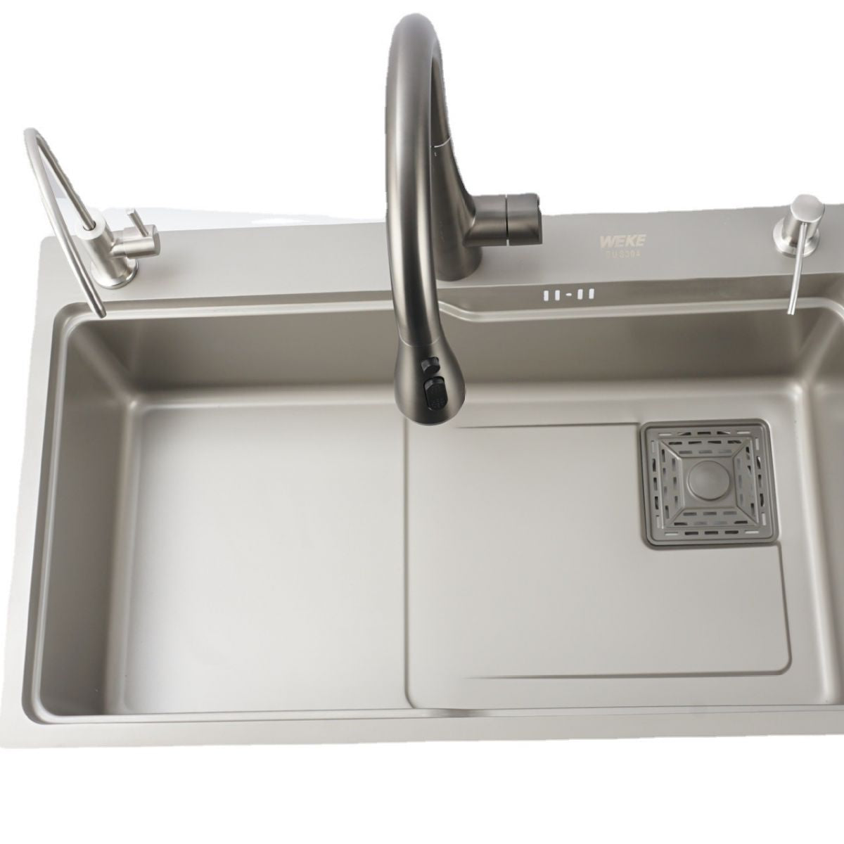 Modern Style Kitchen Sink Stainless Steel Noise-cancelling Drop-In Kitchen Sink