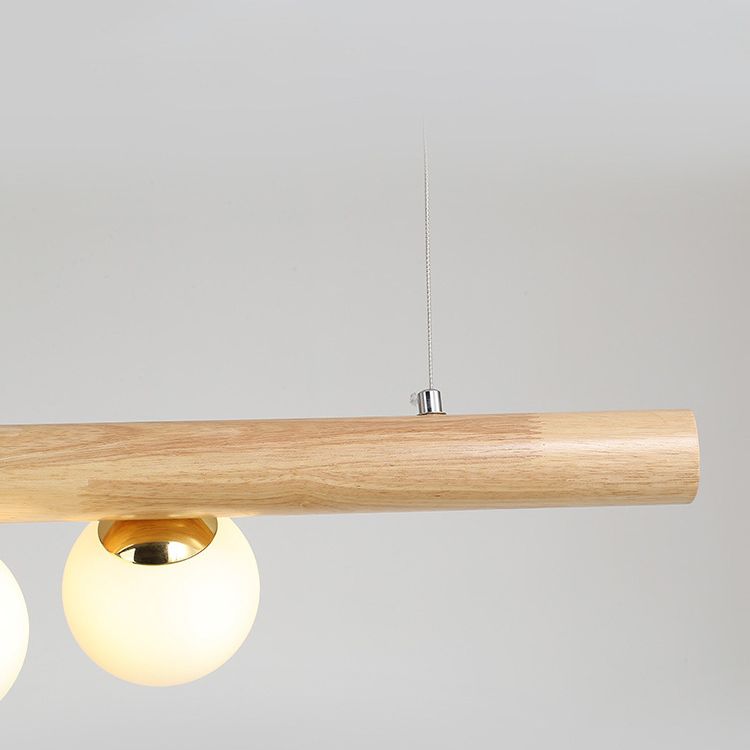 Spherical Large Kitchen Pendant Lights Glass Modern Simplicity Island Chandelier Lights for Dining Table