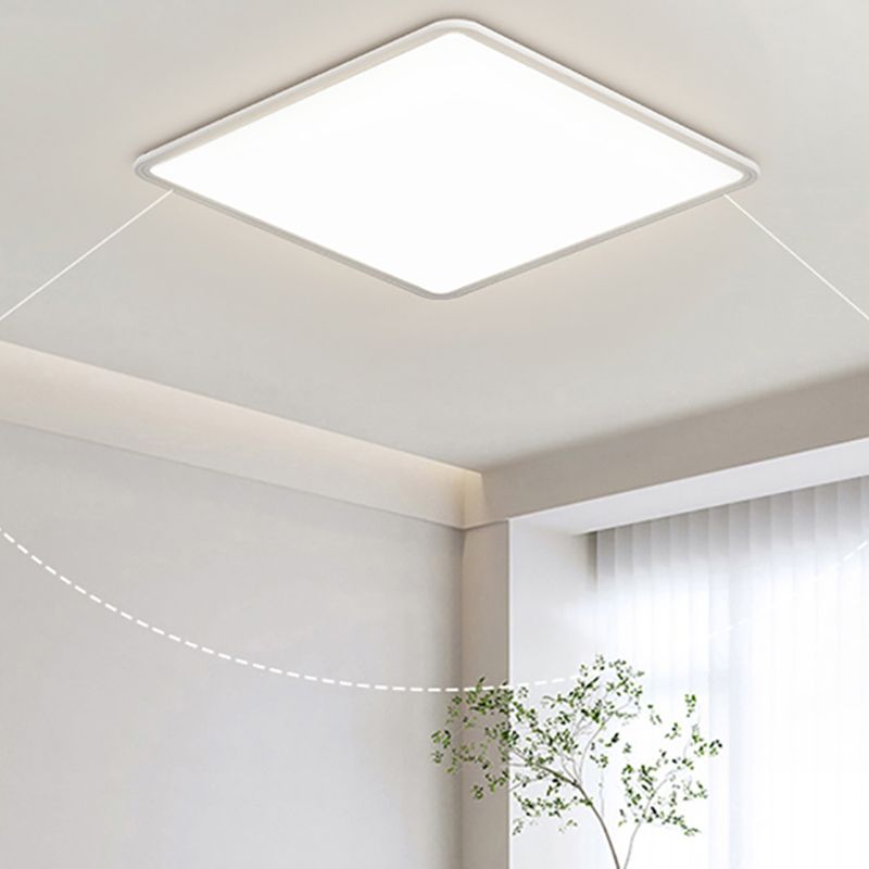 1 Light Geometric Flush Mount Simplicity Metal Flush Ceiling Light Fixture