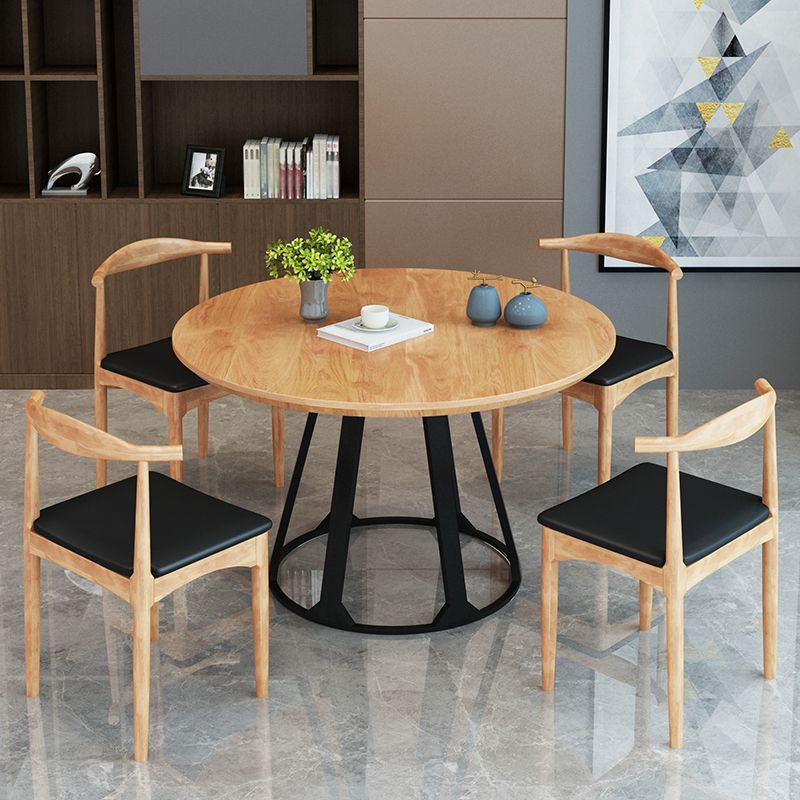Round Dining Table Contemporary Dining Table with Pedestal for Dining Room