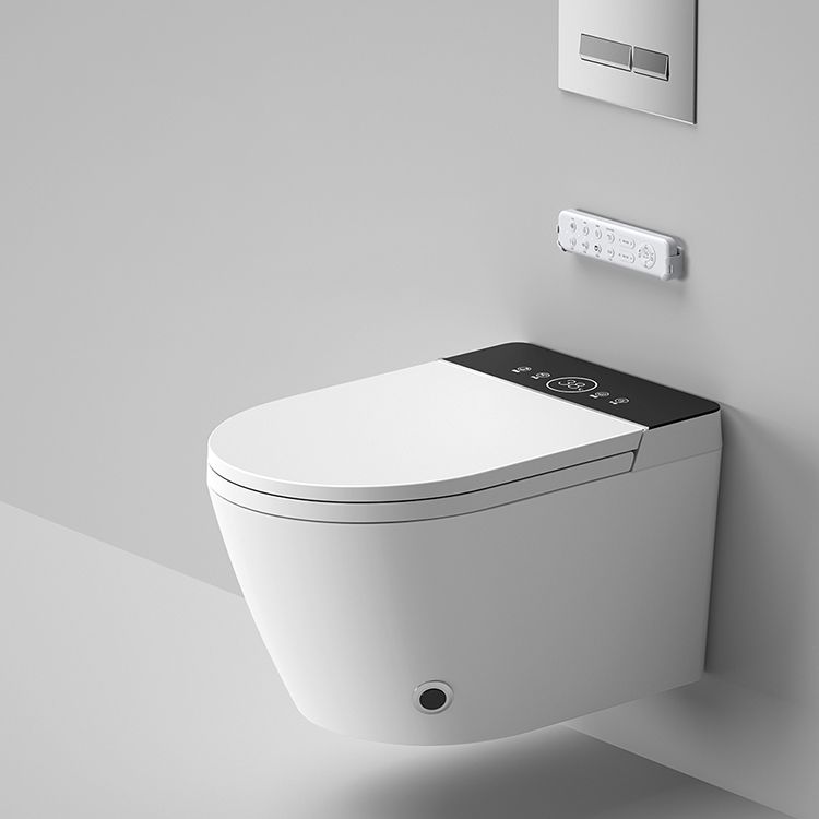 Modern Wall Mount Toilet All-In-One Porcelain Single Flush Urine Toilet