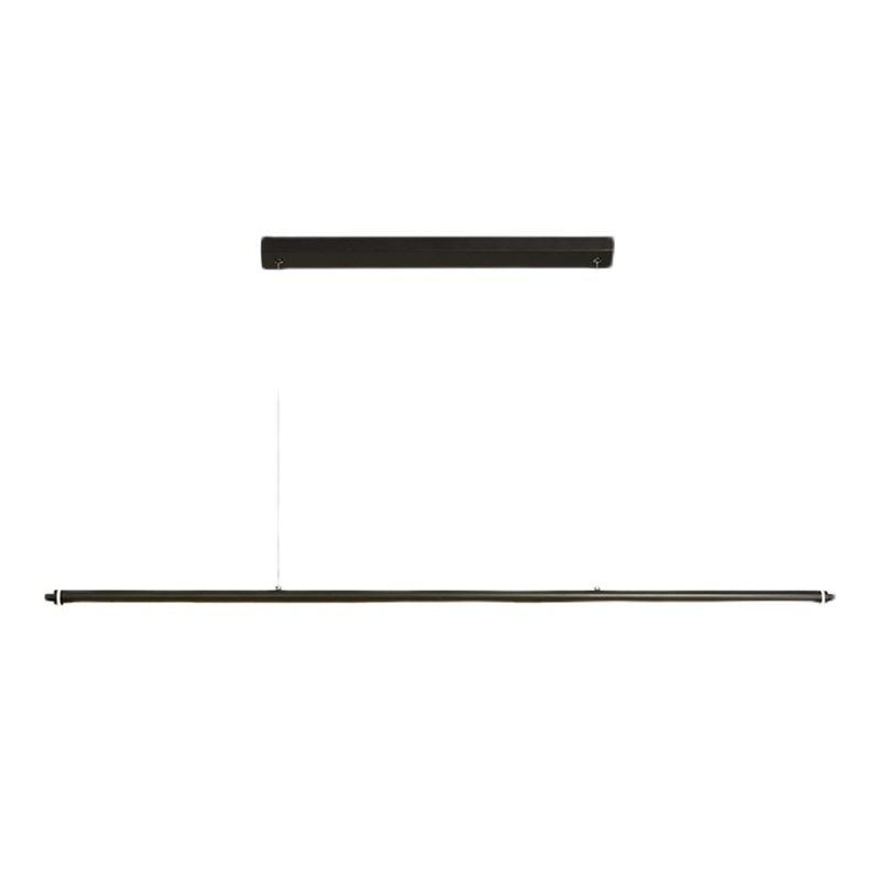 Moderner Stil Einfache hängende leichte LED Long Strip Anhängerlampe für Esszimmer