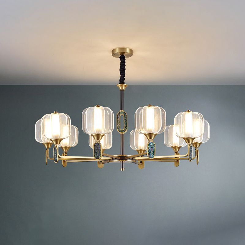 Multi -licht cilindrische tak hangende lichten moderne stijl acrylhangende verlichting