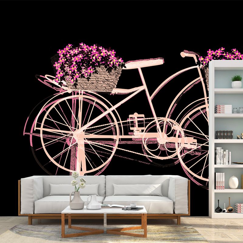 Beautiful Illustration Mural Wallpaper Vehicle Sitting Room Wall Mural