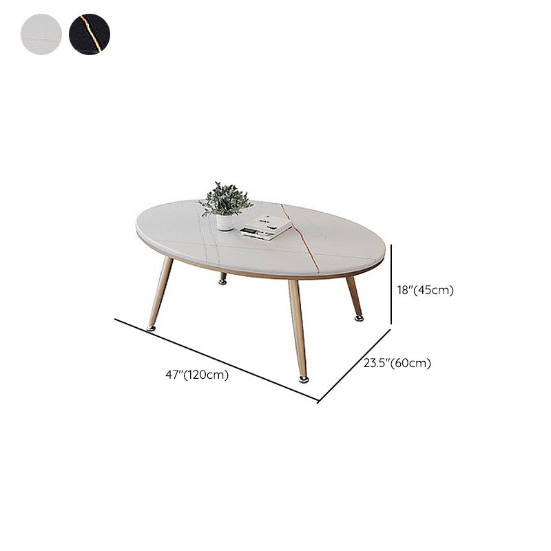 Luxurious Slate Coffee Table 1 Single Cocktail Table with Storage