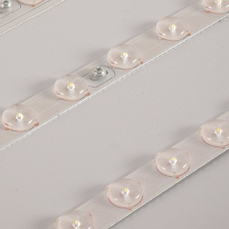 Houten Cirkel Flush-Mount Light Armatuur Moderne LED Flush Mount Plafond Licht