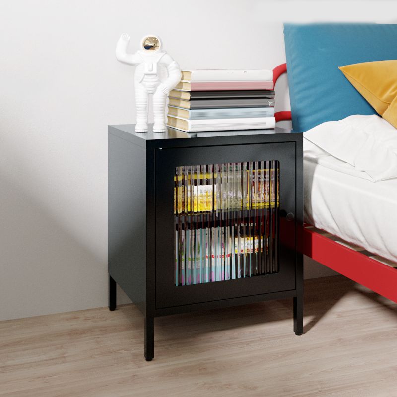 Metallic Pink/white/blue/yellow/black Square Door/round Door Nightstand