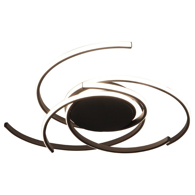 LED Contemporaine proche de l'éclairement d'ébullition Courriage étroit à Ceiling Lamp avec Metal Shade