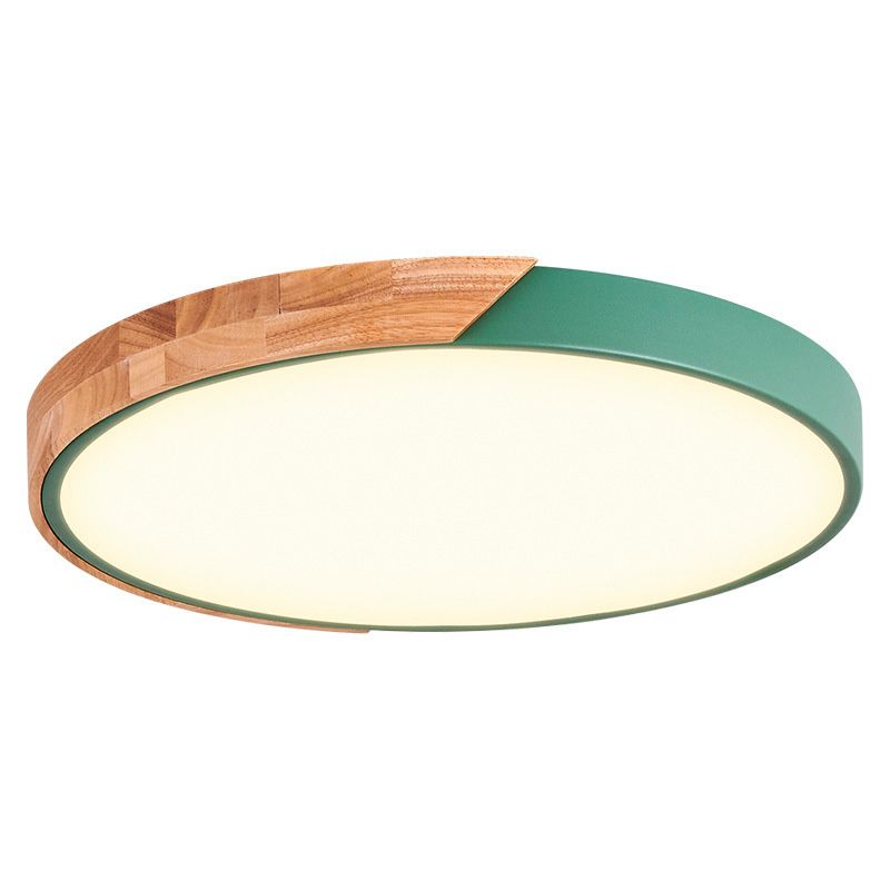 Runde Unterputzleuchten, moderne, schlichte Acryl-Deckenleuchte für Schlafzimmer