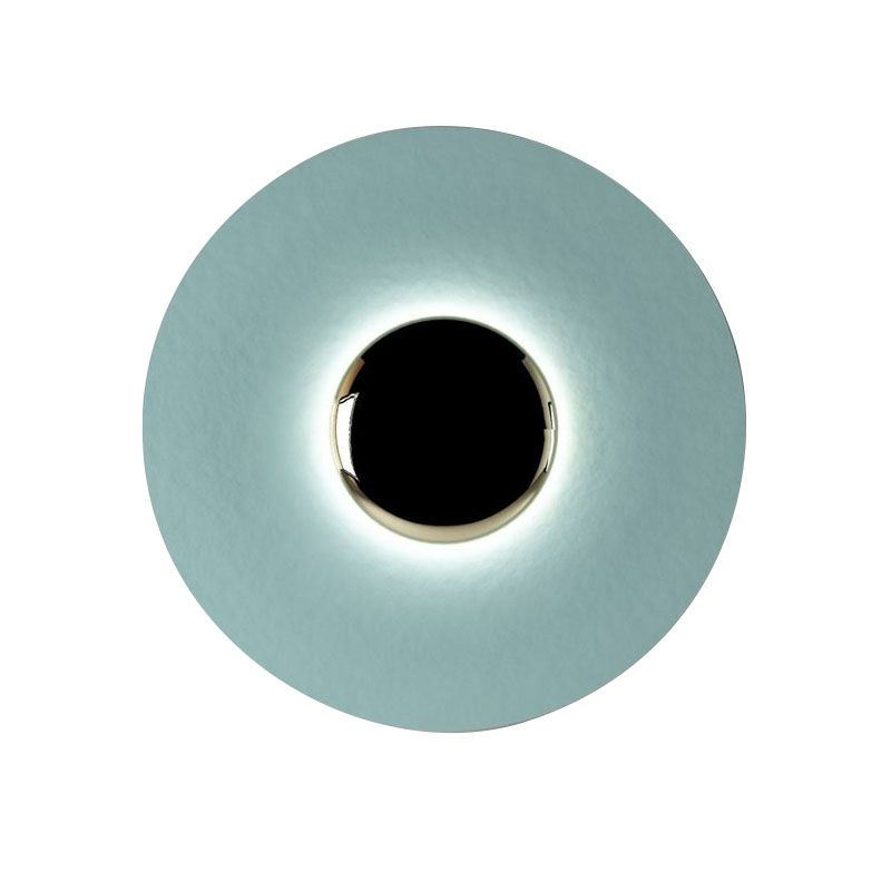 1-Light Contemporary Iron Wall Sconce Circle Wall Light Lamp for Bedroom