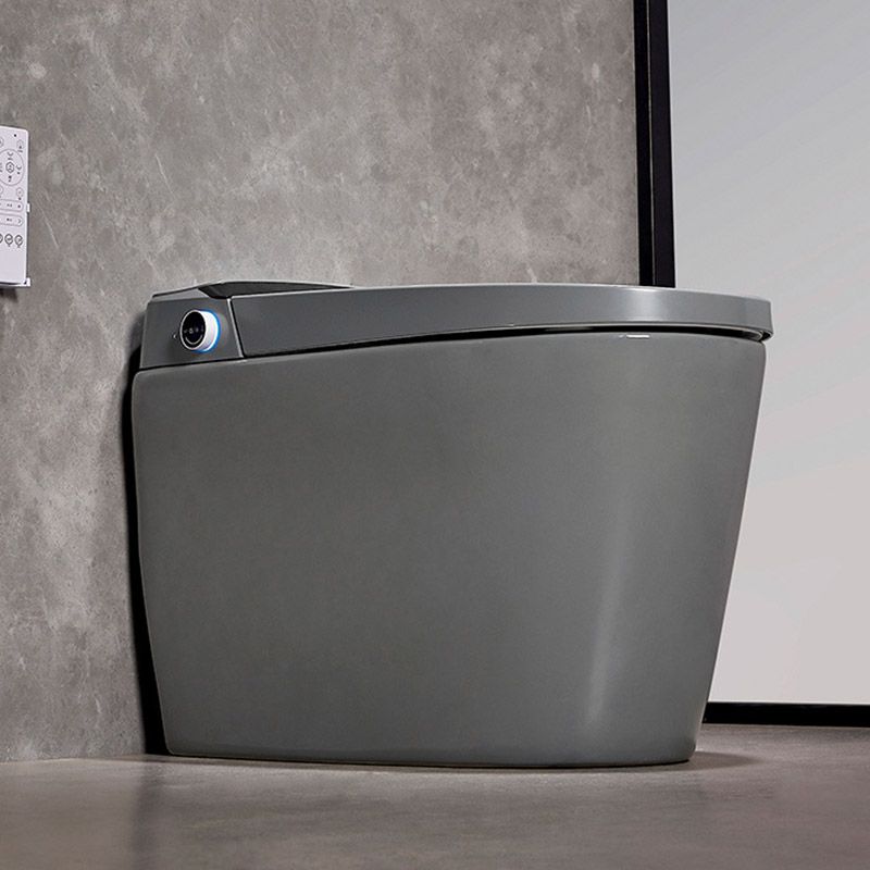 Floor Mounted Flush Toilet All-In-One Siphon Jet ABS Toilet Bowl