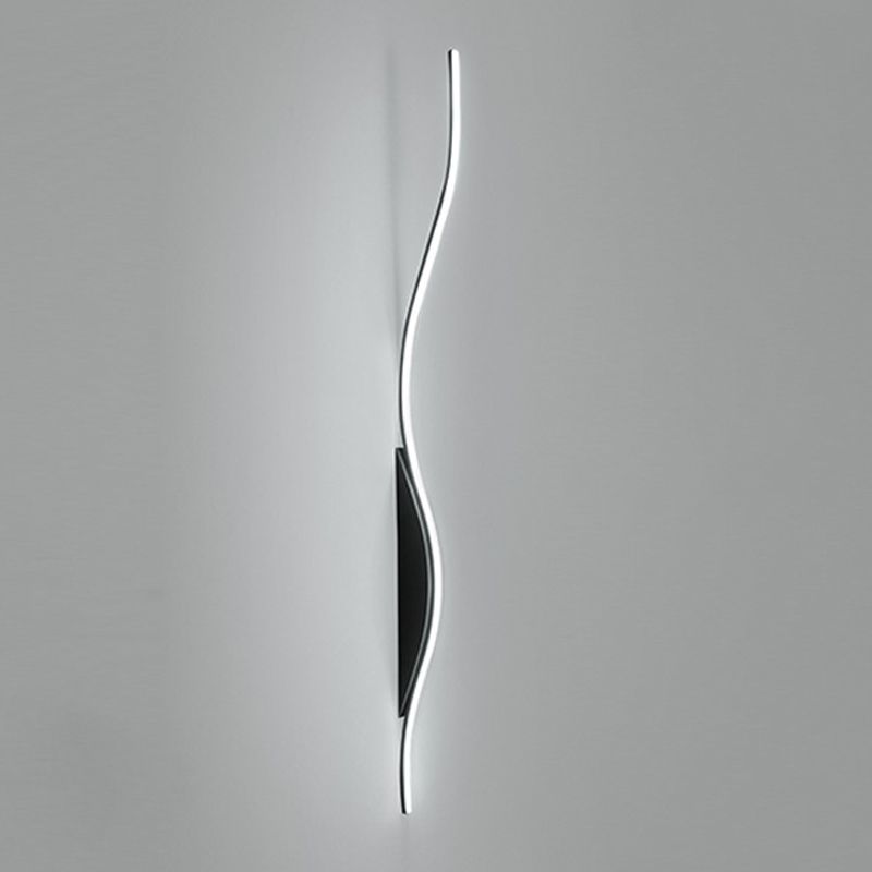 Single White/Black Wall Mounted Sconce LED Unique Wall Light for Dining Room