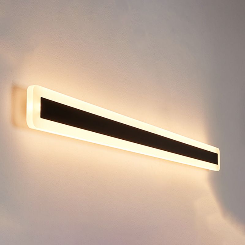 Luci da parete in metallo in metallo Moderno 1 Fun a monte della testa a parete con finitura nera