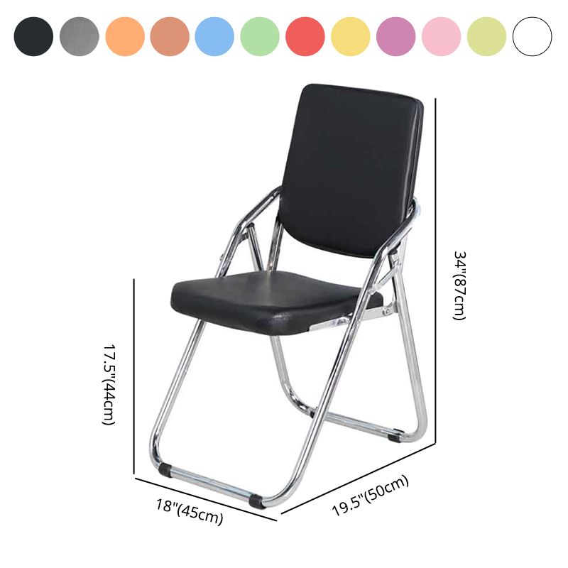 Chaise d'intérieur et d'extérieur moderne, chaise d'appoint pliante en métal, sans accoudoirs, à dossier ouvert