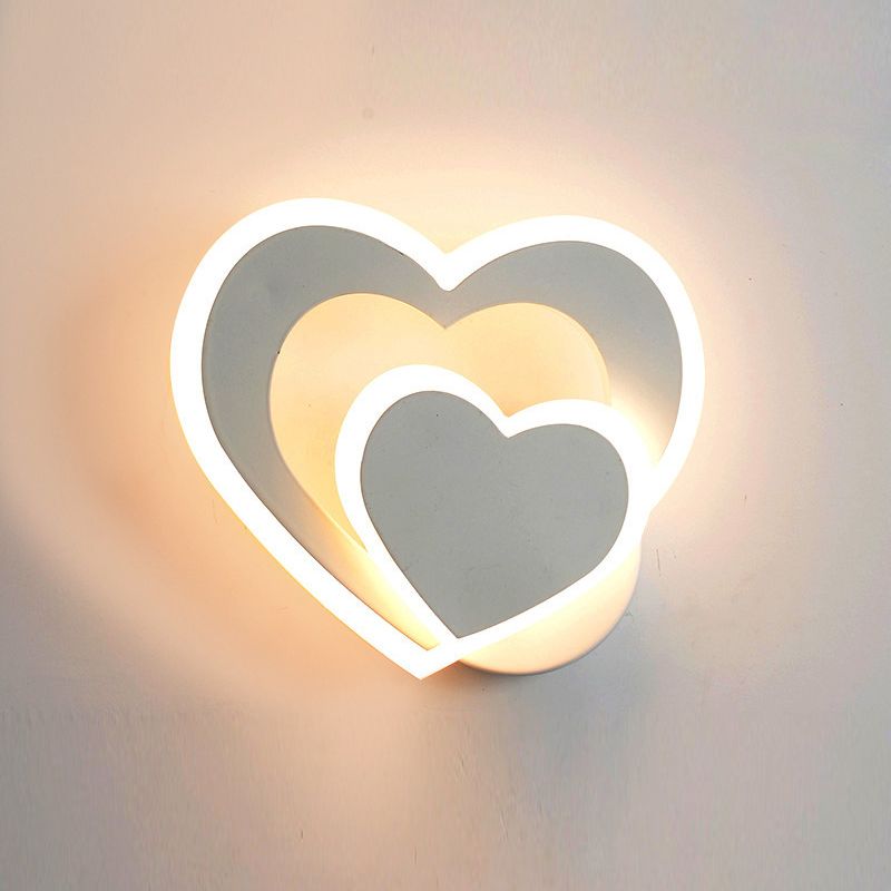 Luci da parete a forma di geometria Luci da monte in metallo per bambini per camera da letto