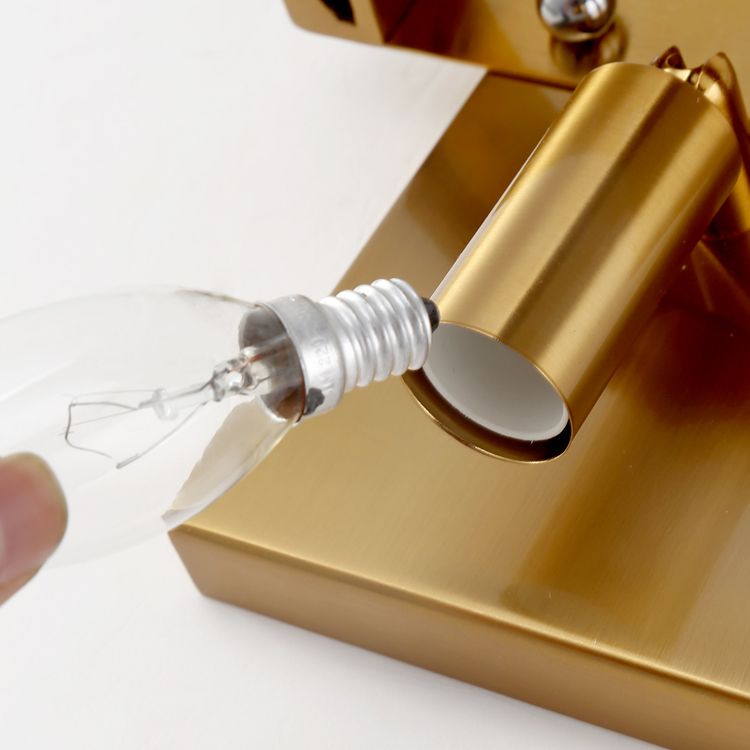 Luce murale cilindrica cristallina nella moderna lampada da parete a 2 luci di elettroplate in stile creativo