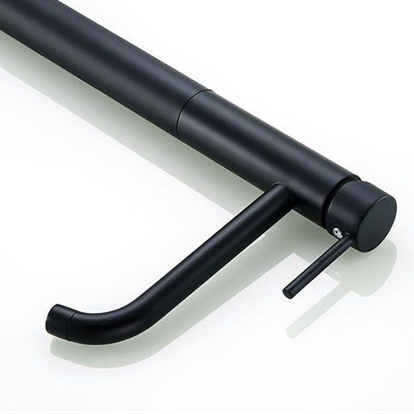 Modern Floor Mounted Metal Freestanding Tub Filler Single Handle Freestanding Faucet