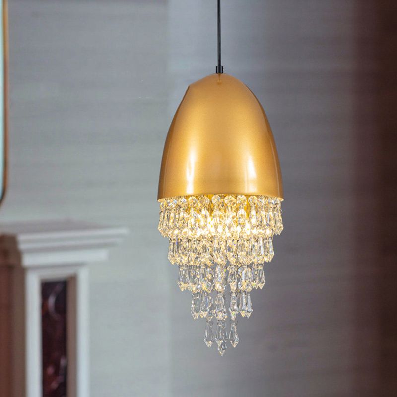 Multi Lights Geometric Suspension Pendant Modern Style Crystal Down Lighting