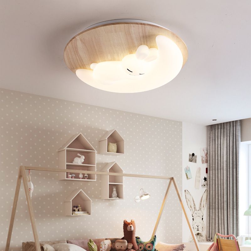 Modern eenvoudig dicht bij plafondverlichting LED-plafondlamp in Scandinavische stijl voor slaapkamer