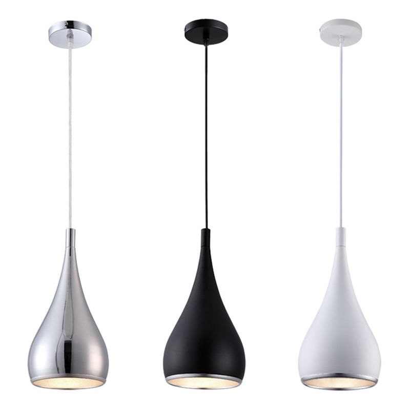 Minimalist Teardrop Pendant Ceiling Light Metal Dinning Room Hanging Ceiling Light