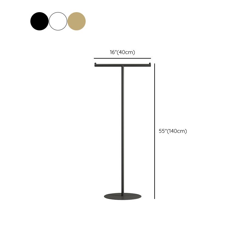 Luxurious Coat Hanger Round Bottom Free Standing Metal Coat Rack