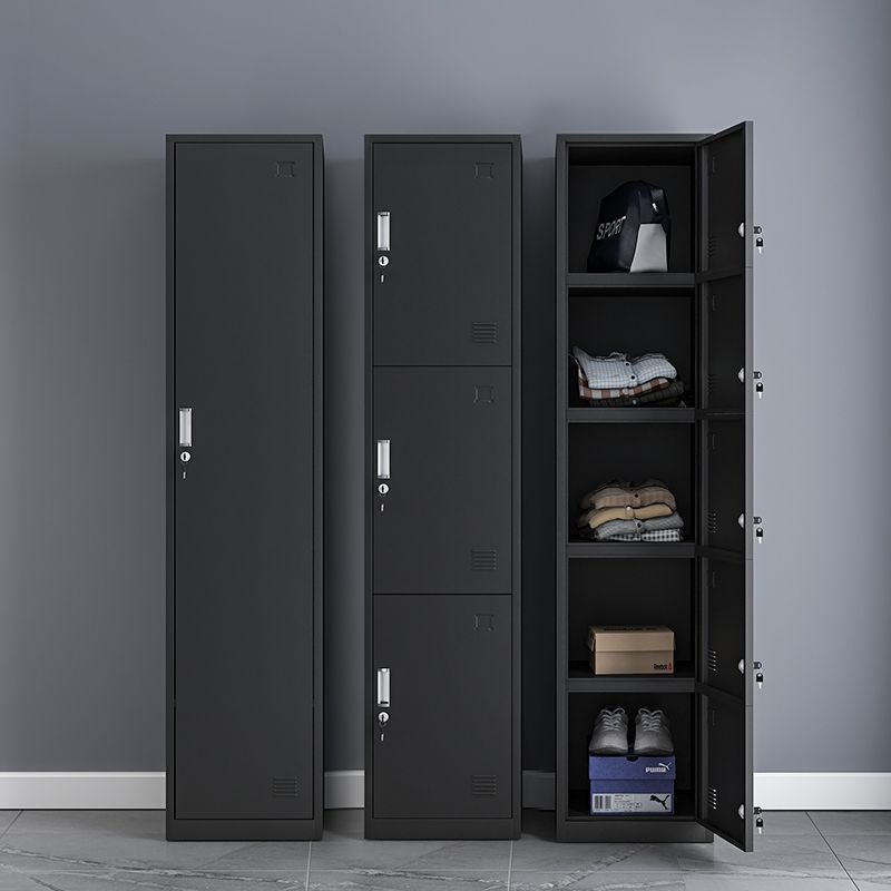 Contemporary Steel Wardrobe Armoire Hinged Wardrobe Cabinet for Bedroom
